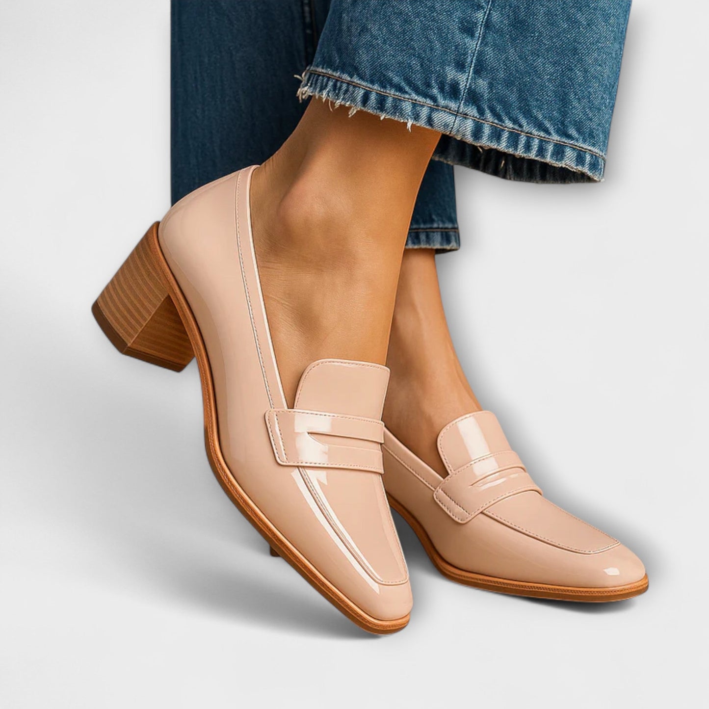 Adeline - Shiny Statement Loafers