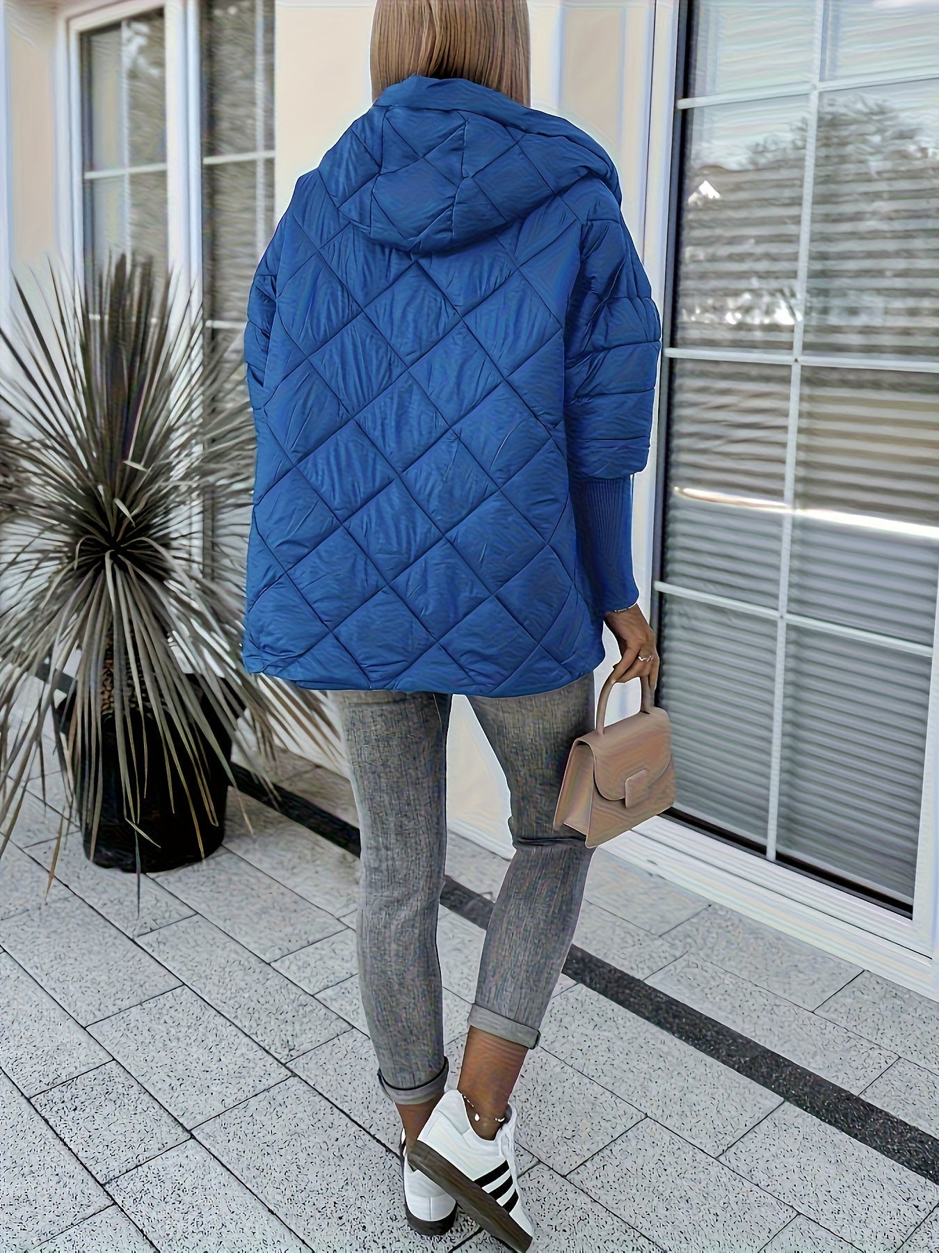 Fenella | Quilted Hooded Jacket with Zip