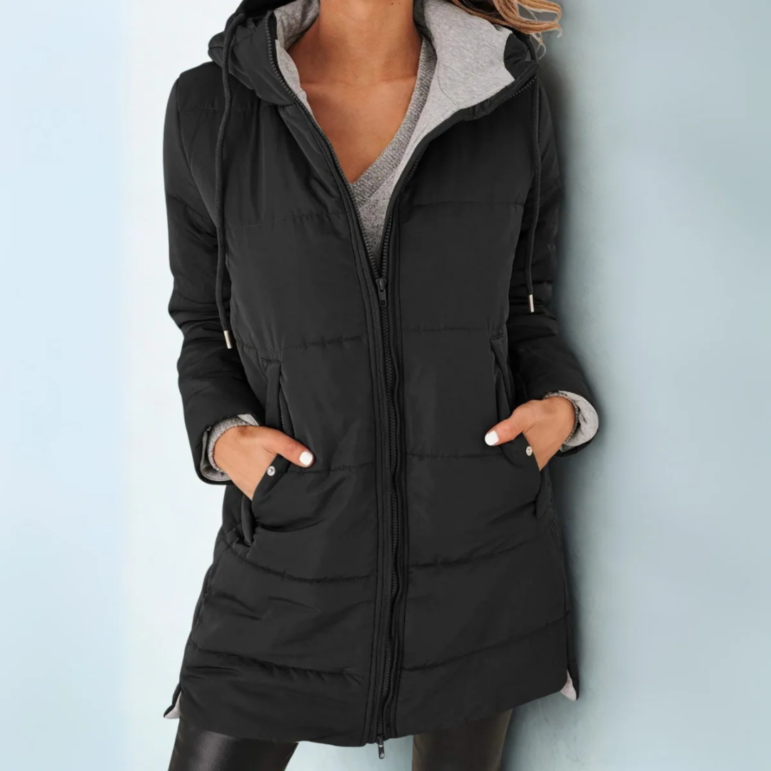 Lucy | Cozy Hooded Winter Coat