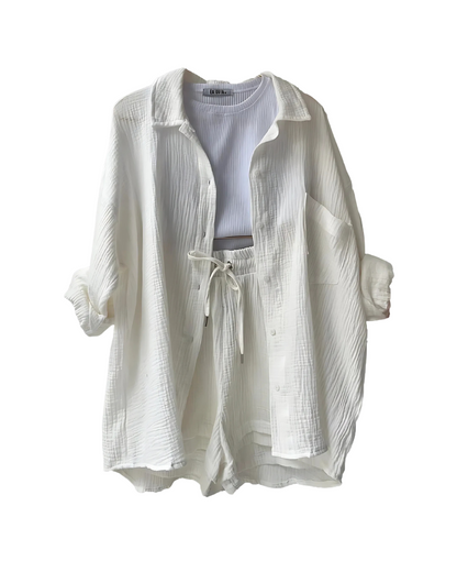 Phoebe | Cotton Shorts Set