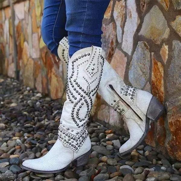 Seliora | Western Knee-High Boots