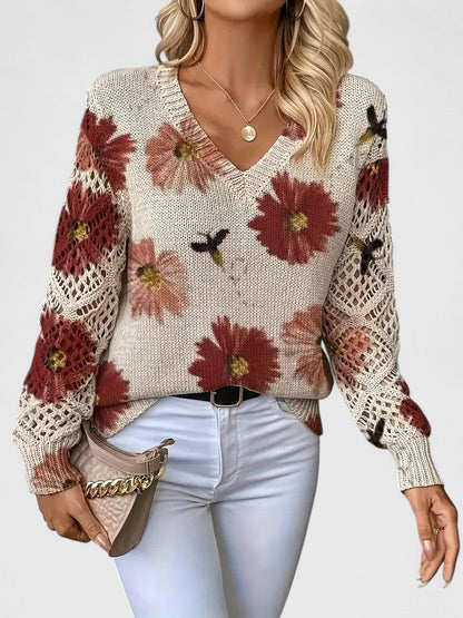 Tahlia | Comfort Floral Sweater