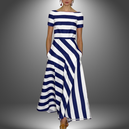 Delora | Light & Fluid Stripe Dress