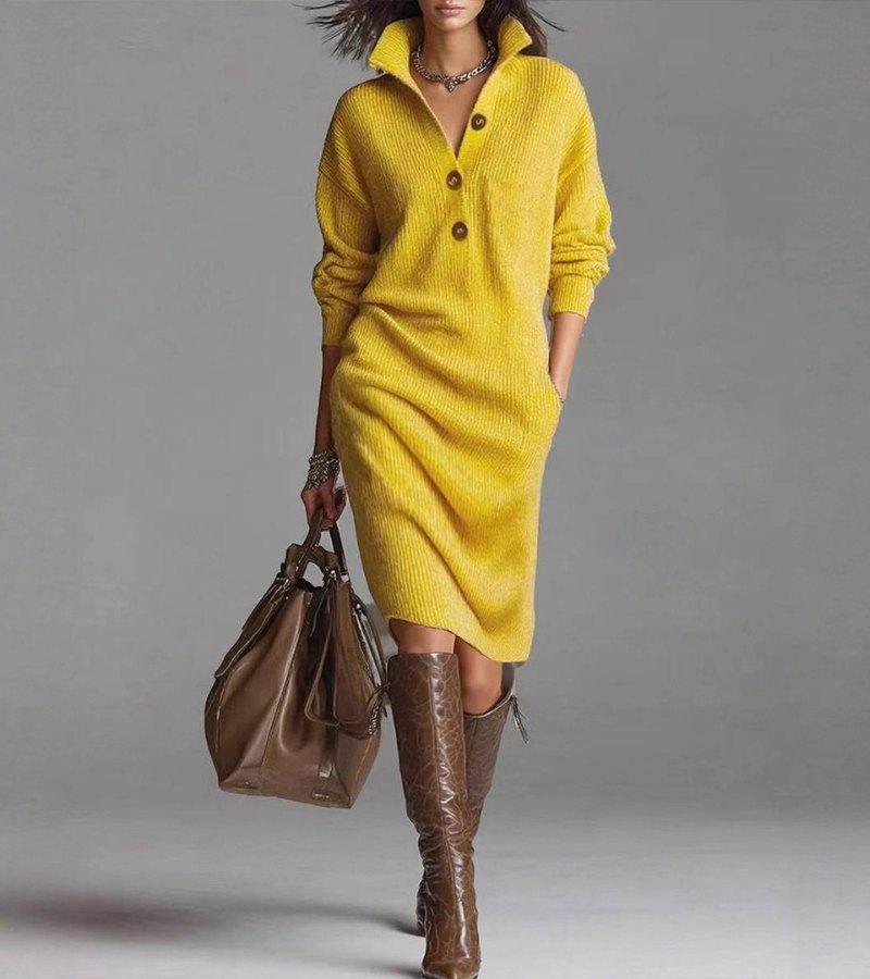 Lottie | Warm Knit Dress, Elegant and Comfortable