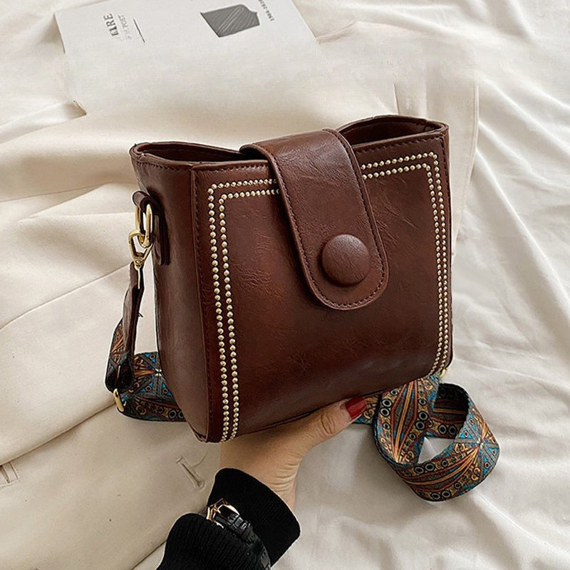 Ethel | Vintage Shoulder Bag with Adjustable Strap