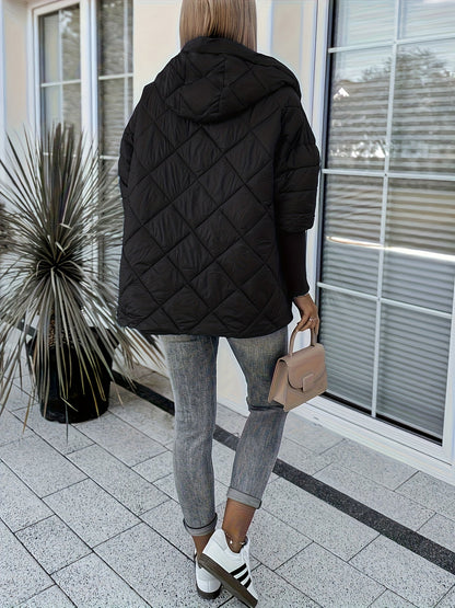 Fenella | Quilted Hooded Jacket with Zip