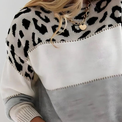 Jessica™ | Leopard Elegance Sweater