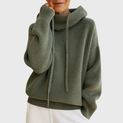 Eirwen | Drawstring Turtleneck Sweater