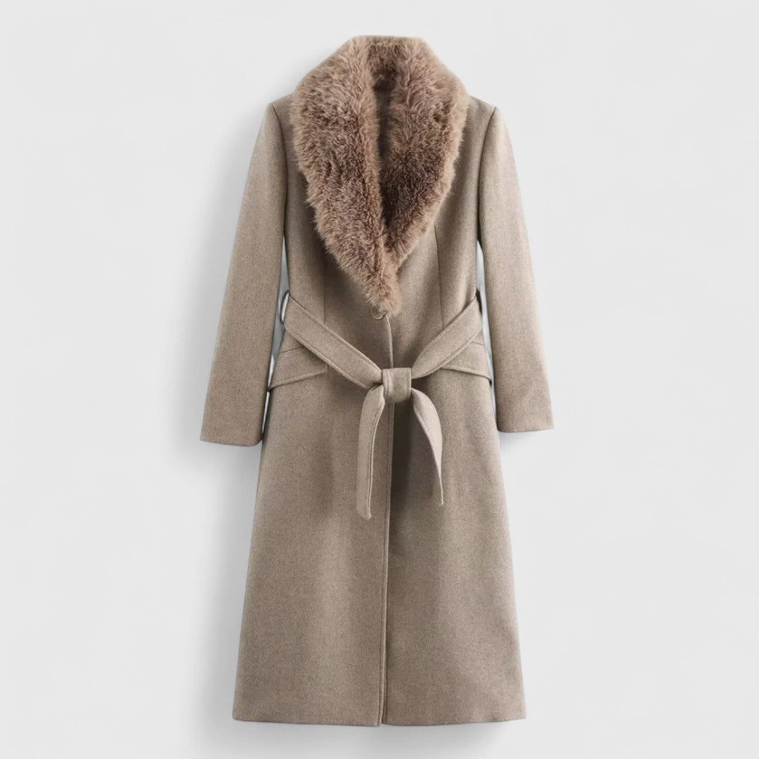 Evelyn – Belted Winter Coat