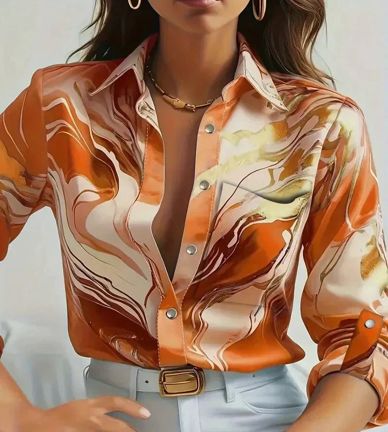 Corinna | Satin Flow Shirt