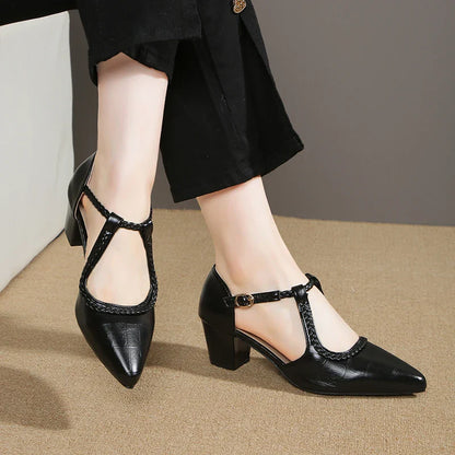 Vivienne | Classic T-Strap Shoes