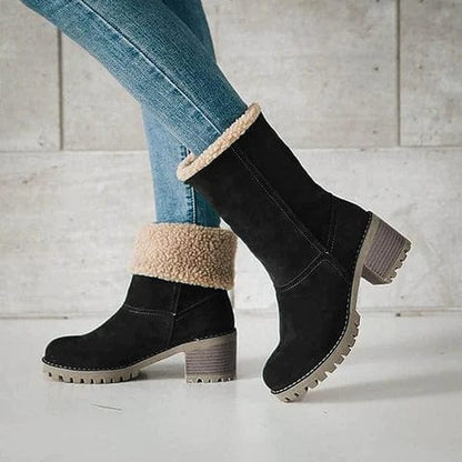 Elaris | Cozy Elegant Leather Boots
