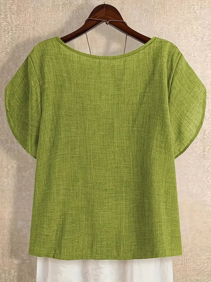 Marcelline | Asymmetrical Neckline Blouse