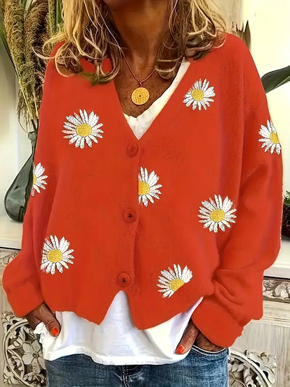 Irene | Elegant Knit Cardigan with Buttons