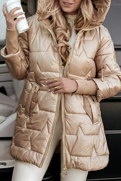 Maisie | Long Quilted Jacket