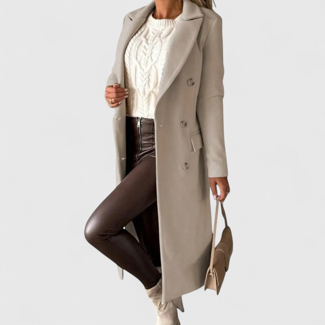 Hazel - Elegant Longline Coat